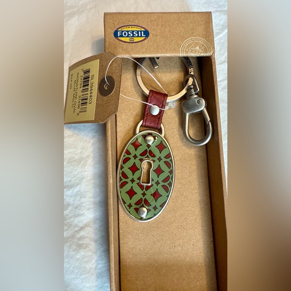 FOSSIL Carabiner Keychain New - Picture 8 of 8